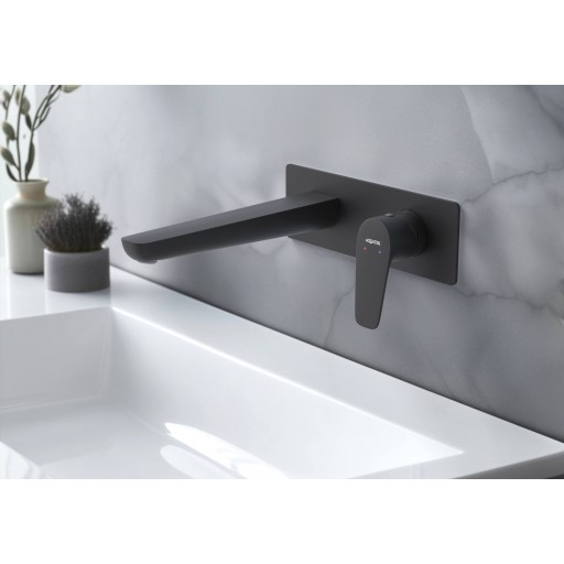 Смеситель для раковины AQUATEK Бетта AQ1113MB встраиваемый черный матовый